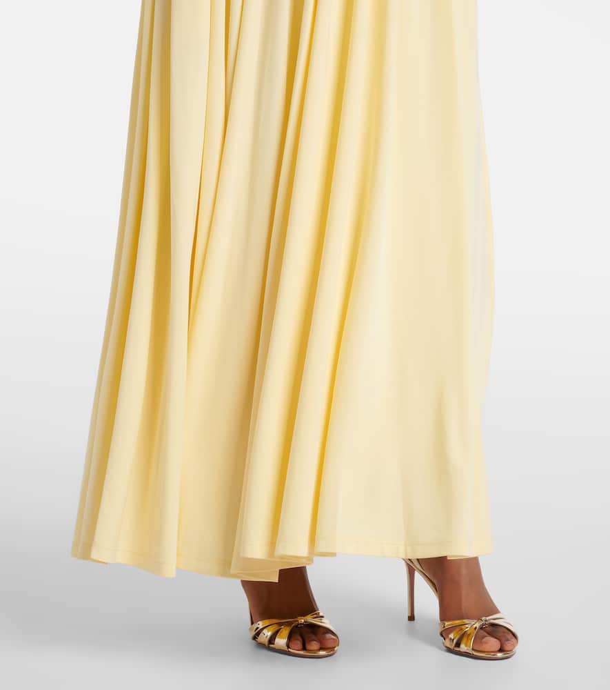Amarantha draped jersey maxi dress