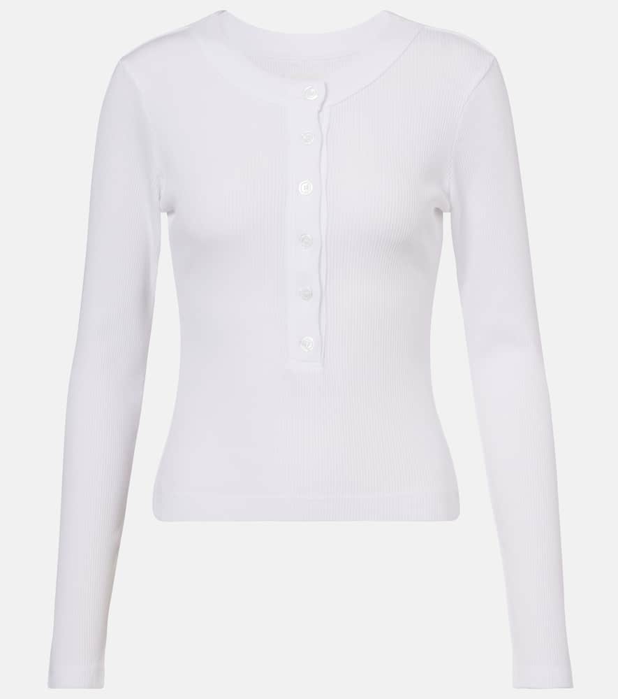Varra ribbed-knit Henley shirt