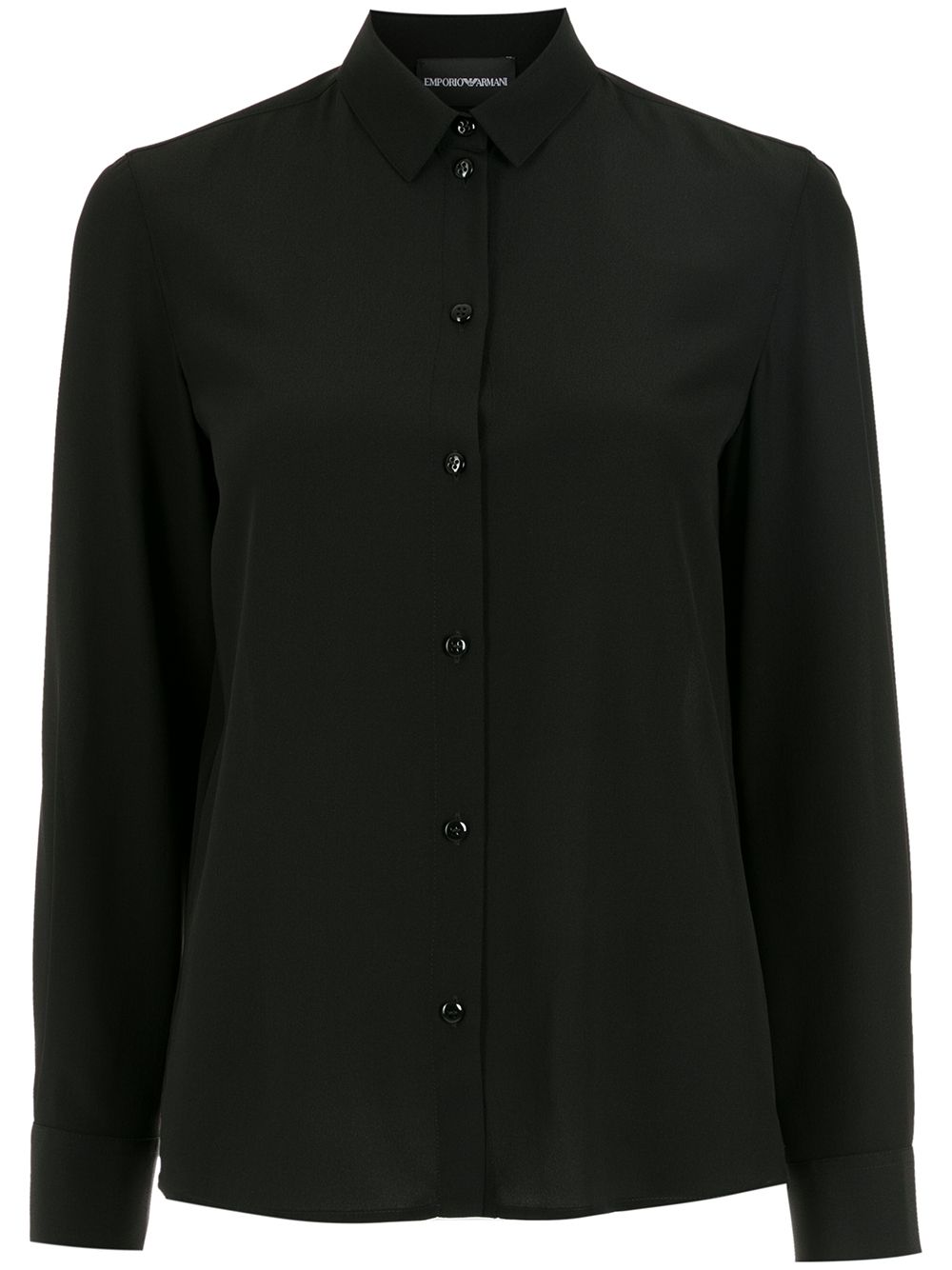 Button-down silk shirt - White
