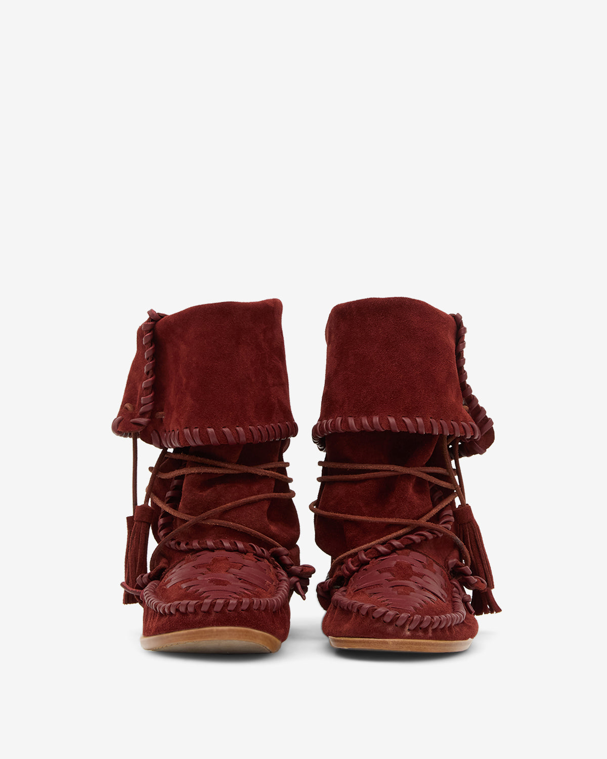 Winki Boots - Women - Burgundy - Size 38 - Isabel Marant