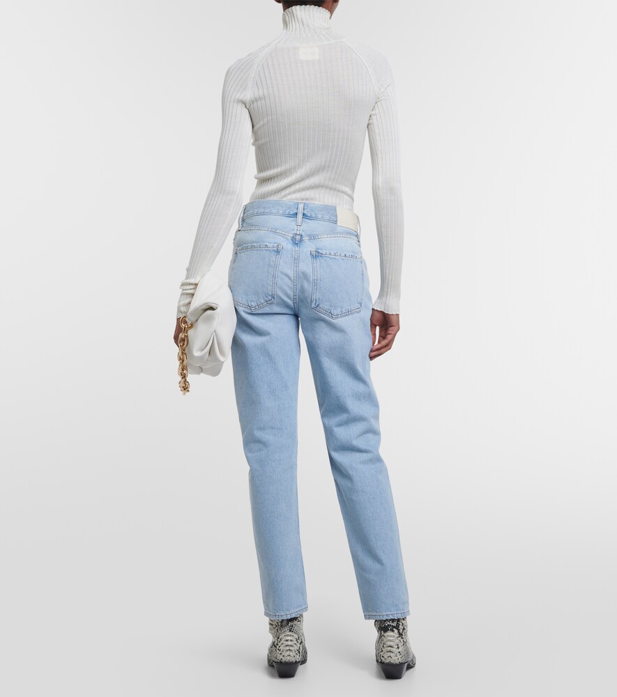 Charlotte high-rise straight jeans