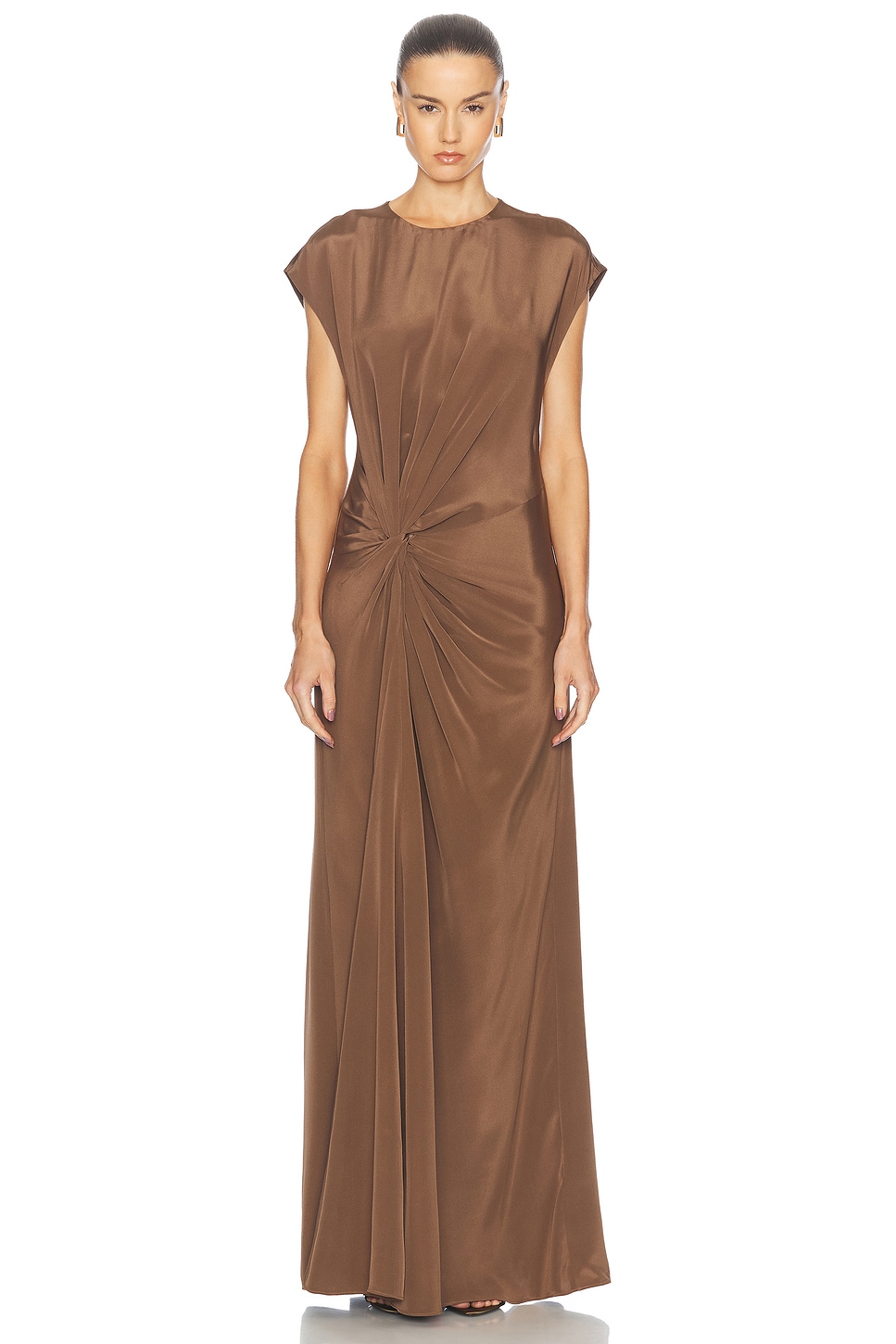 HEIRLOME Sylvia Dress in Dark Taupe - Brown.  4 also in