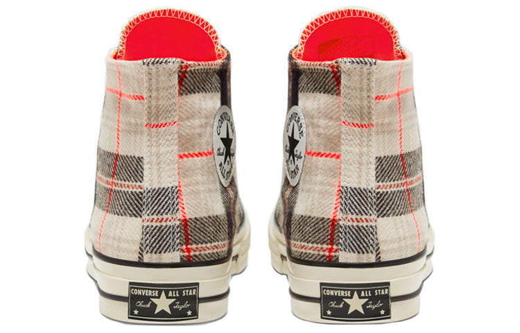 Plaid Chuck 1970s 'Creamwhite Gray'