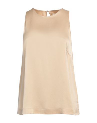 Woman Top Beige Size 4 Viscose
