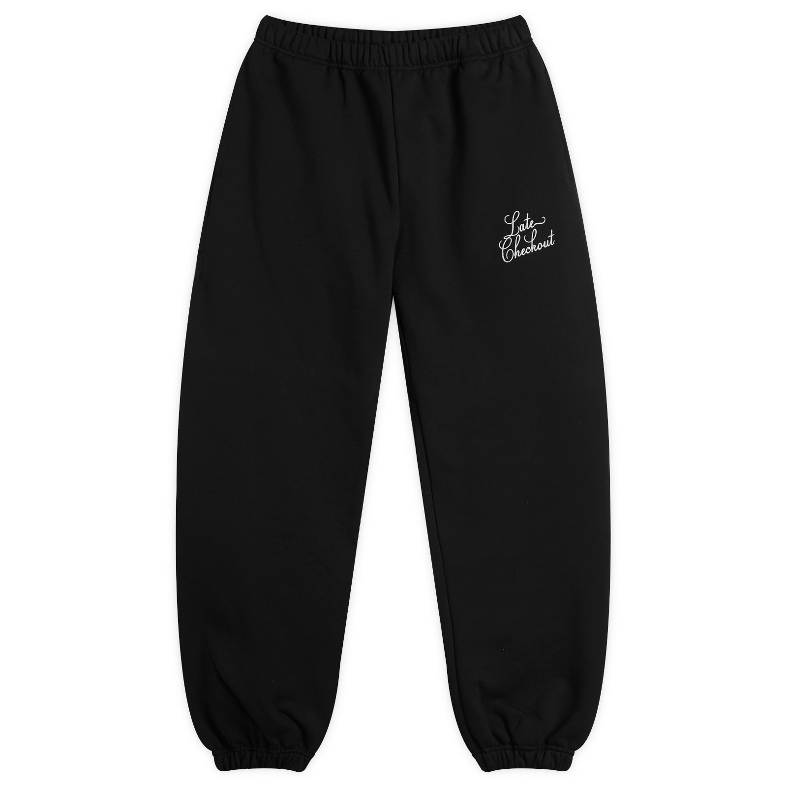 Men's Script Joggers in Black/White