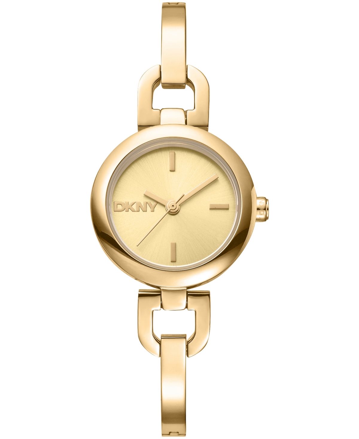 Women's Half Bangle Quartz Gold-Tone Stainless Steel Watch 26mm - Champagne