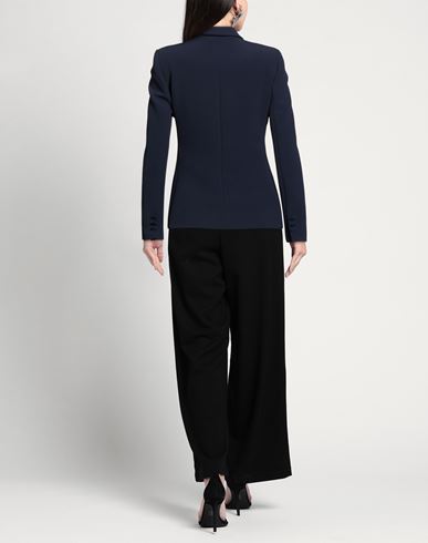 Woman Blazer Midnight blue Size 4 Polyester, Elastane