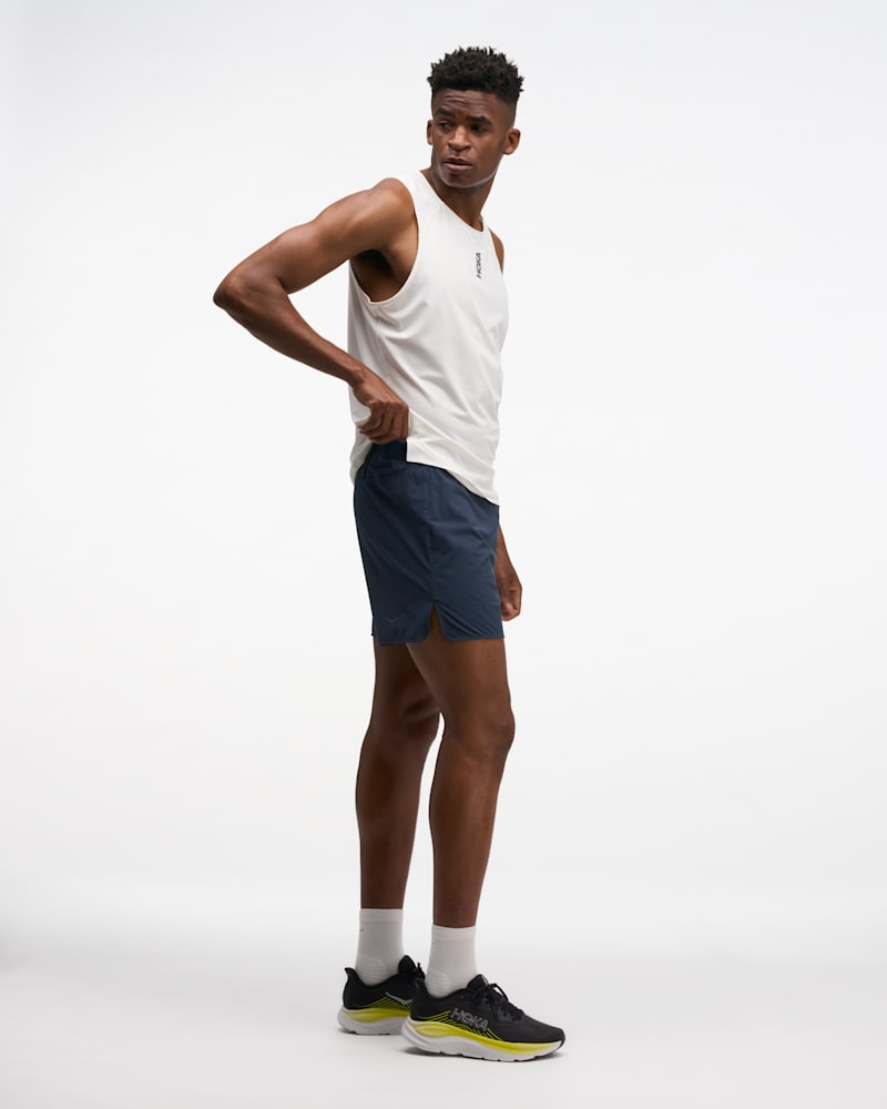 HOKA Men's Glide Short 5" Brief in Varsity Navy