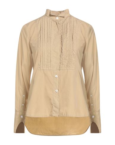 Woman Shirt Sand Size S Cotton