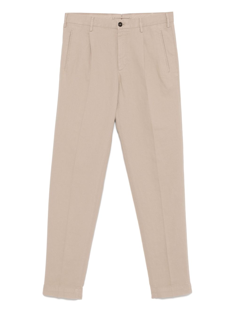 Incotex pleat-detailed trousers - Neutrals