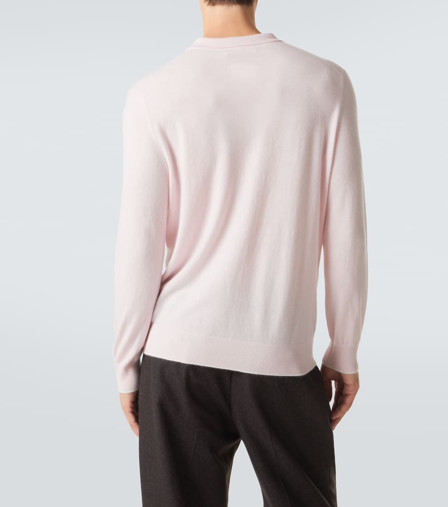 Cashmere polo sweater