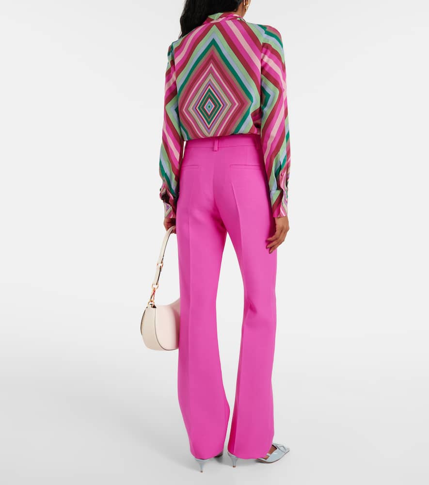 Crepe Couture flared pants