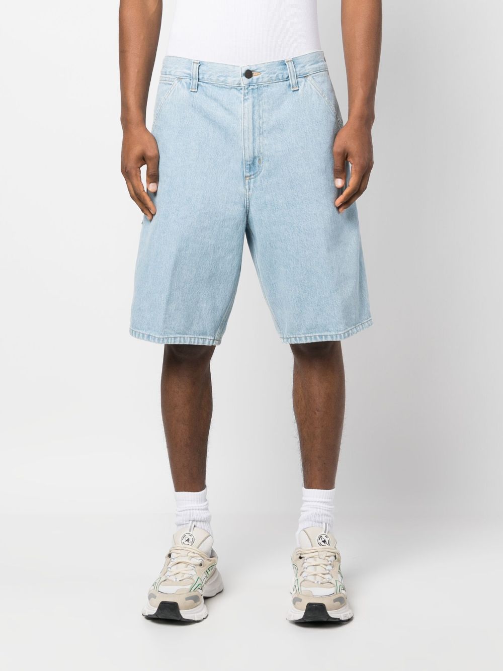 - Denim Bermuda Shorts