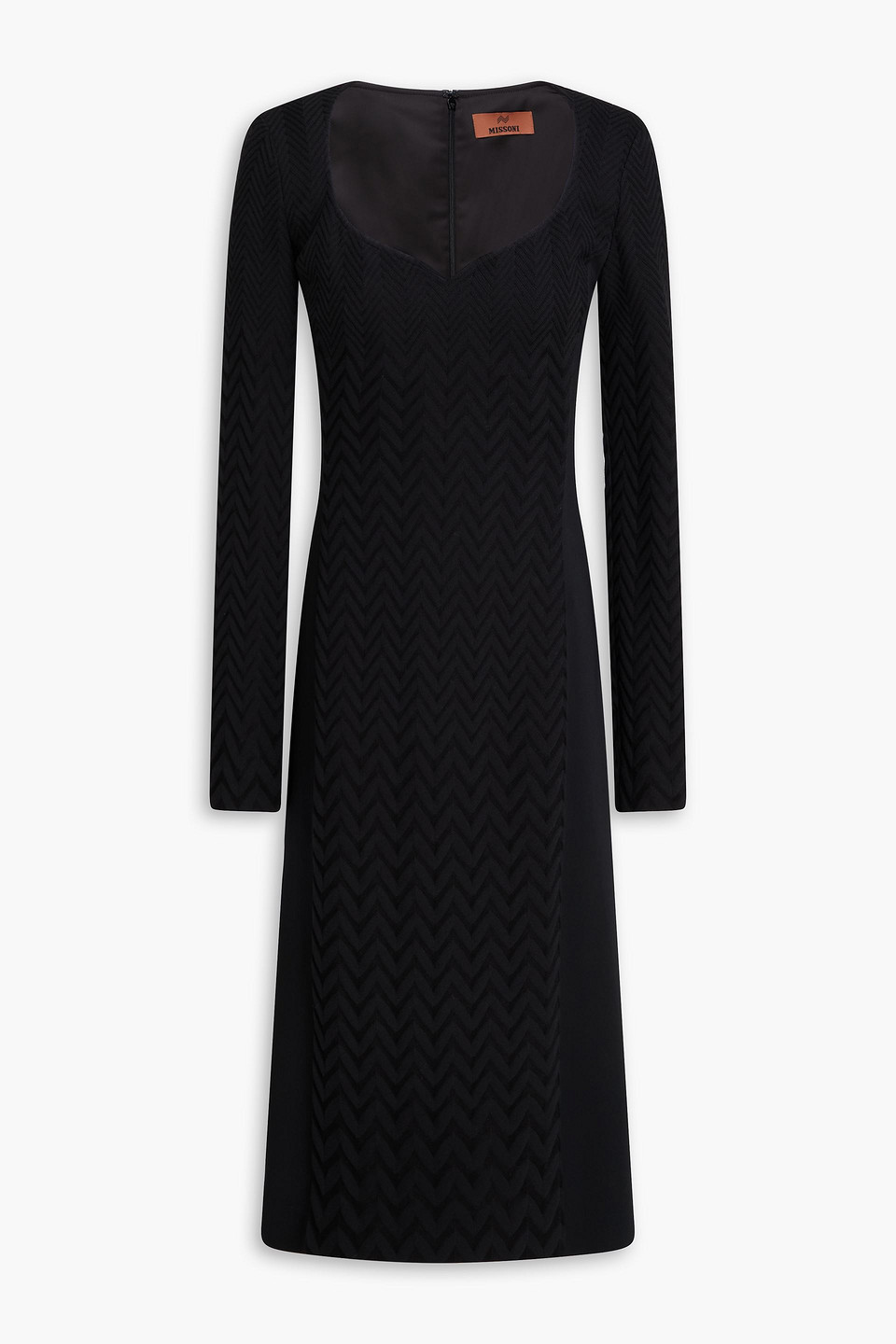 Crochet-knit dress - Black - IT 40