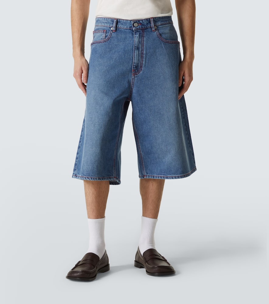Indiana denim Bermuda shorts
