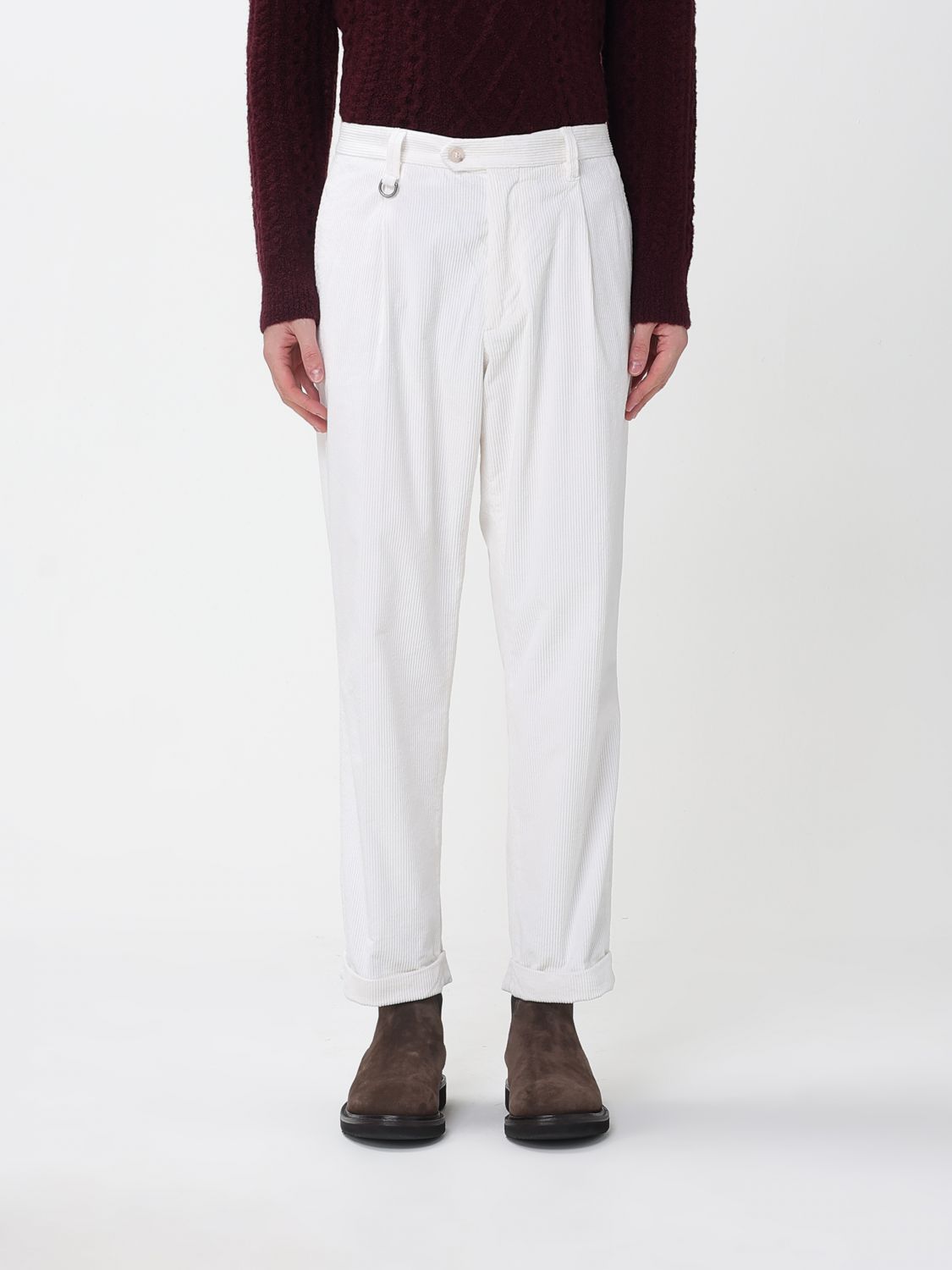 Pants Men color White