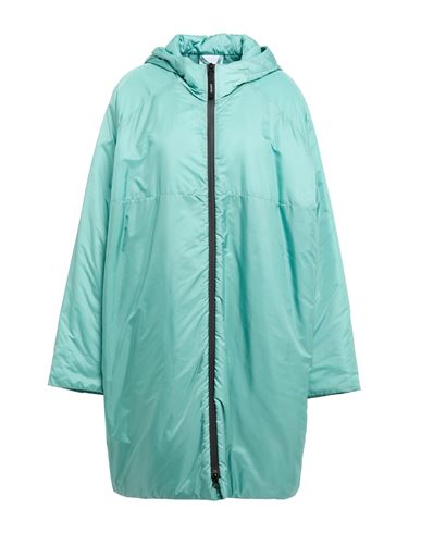 Woman Coat Turquoise Size L Polyamide