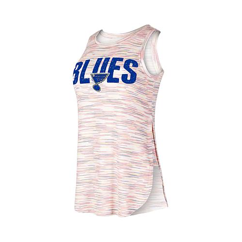 Women's St. Louis Blues Sunray Multicolor Tri-Blend Tank Top