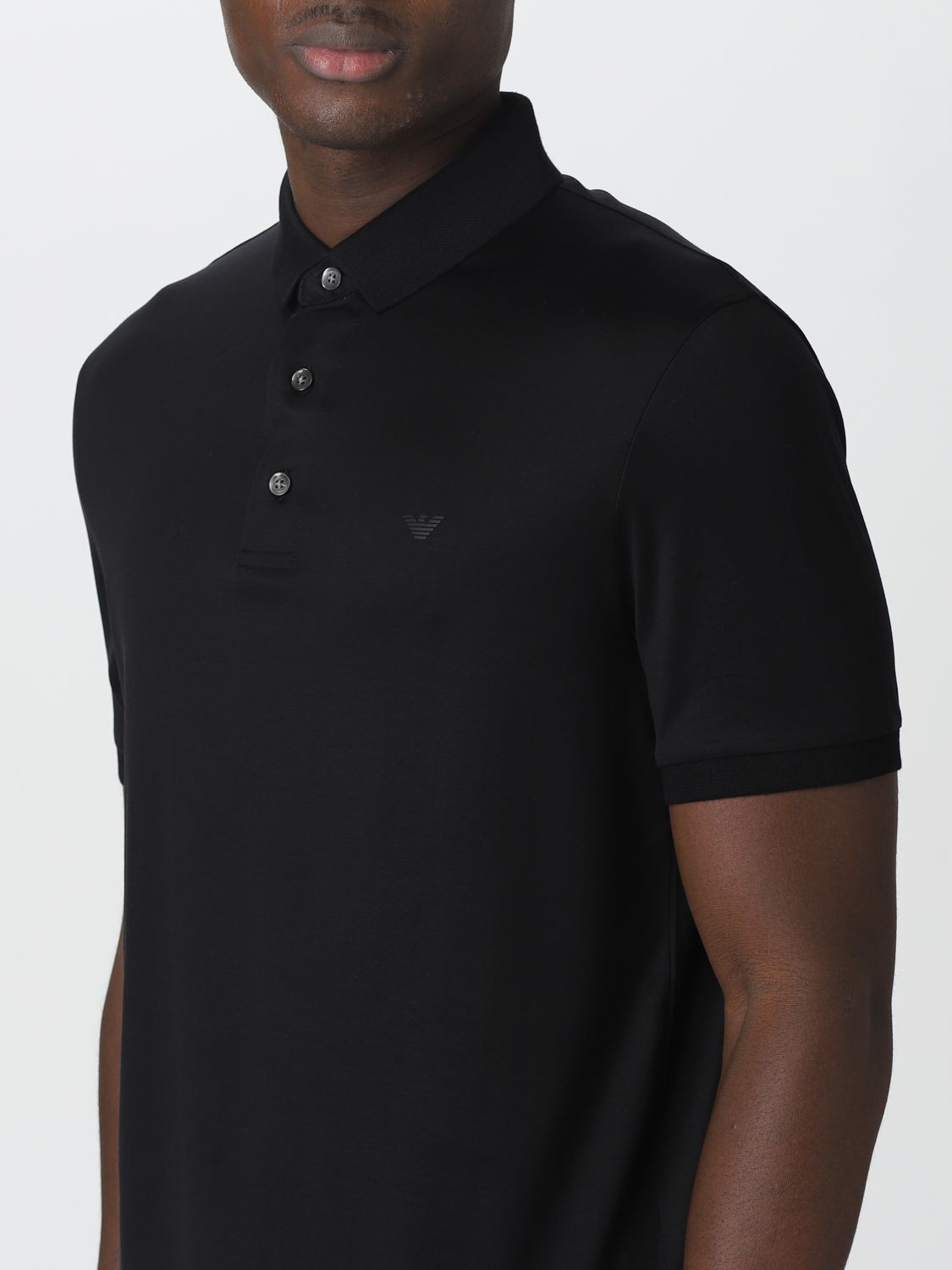 Polo Shirt Men color Black