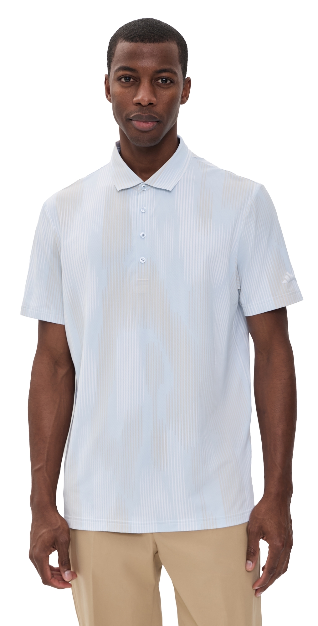 Ultimate365 Tour Cool Feel Print Polo Shirt Crystal Sky