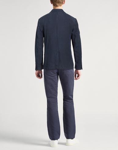 Man Blazer Navy Size L Linen