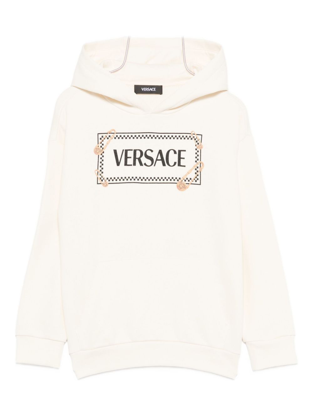 Logo-print hoodie - Black