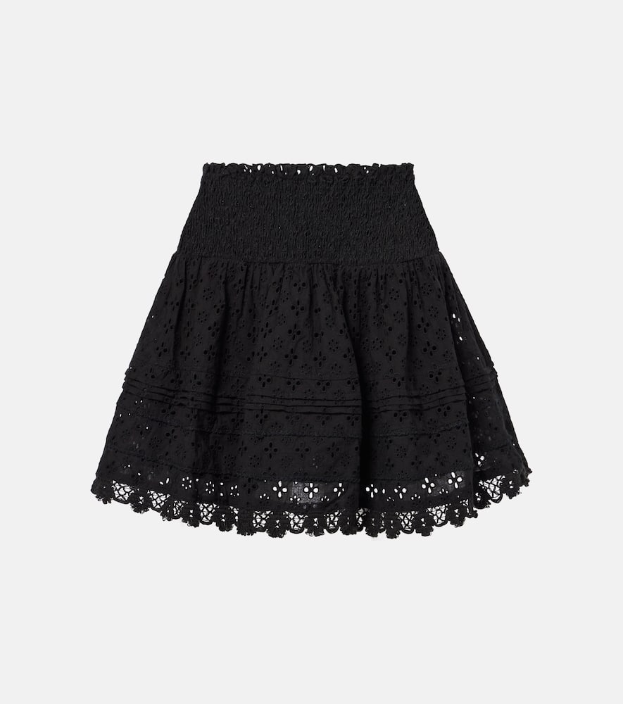Galia cotton wrap skirt