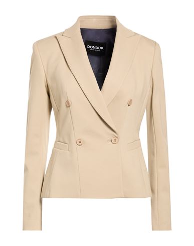 Woman Blazer Beige Size 2 Viscose, Polyamide, Elastane