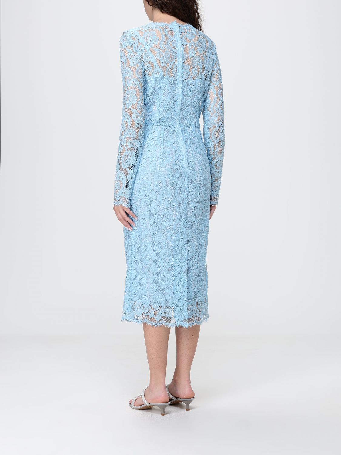Dress Woman color Gnawed Blue