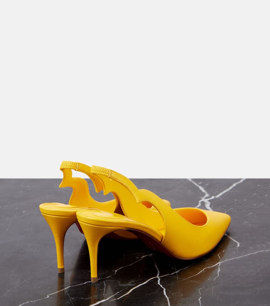 Christian Louboutin Hot Chick Sling 70 leather slingback pumps