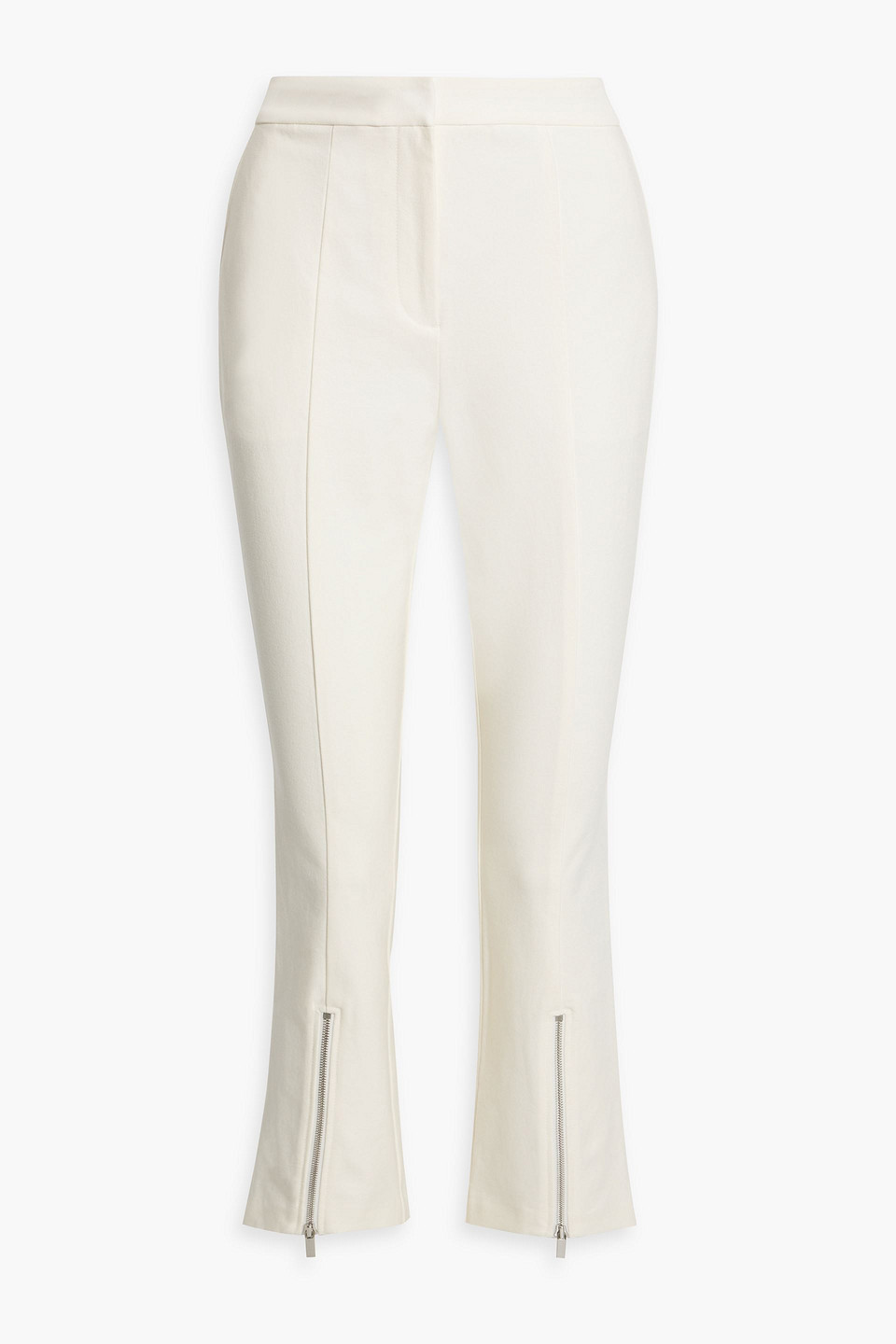 Van cropped cotton-blend slim-leg pants
