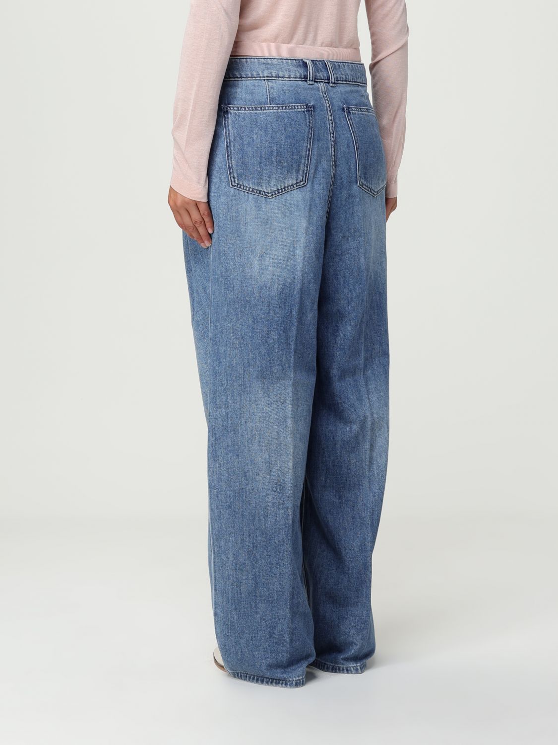 Pleated jeans - Blue