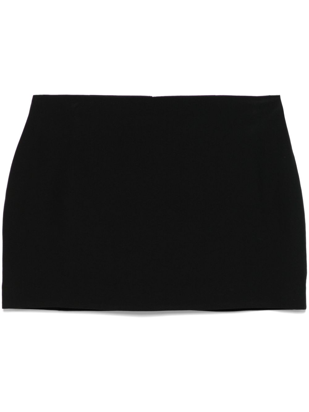 Silk mini skirt - Black