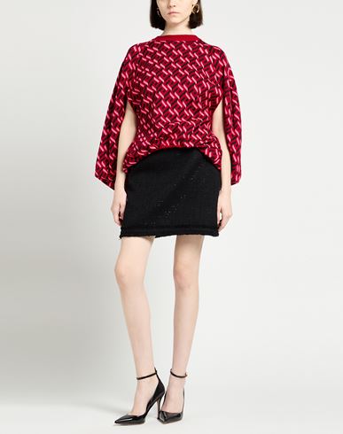 Woman Mini skirt Black Size 6 Cotton, Polyamide, Viscose