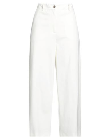Fabiana Filippi Woman Pants White Size 4 Cotton, Polyamide, Elastane