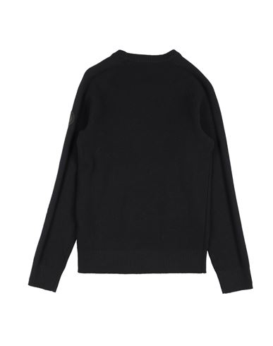 Kid Boy Sweater Black Size 10 Nylon, Recycled cotton, Polyester