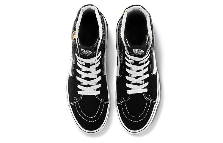 SK8-HI Shoes Black/White/Yellow