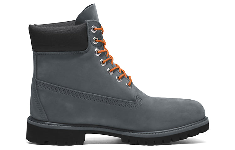 Premium 6 Inch Boot 'Grey Orange'