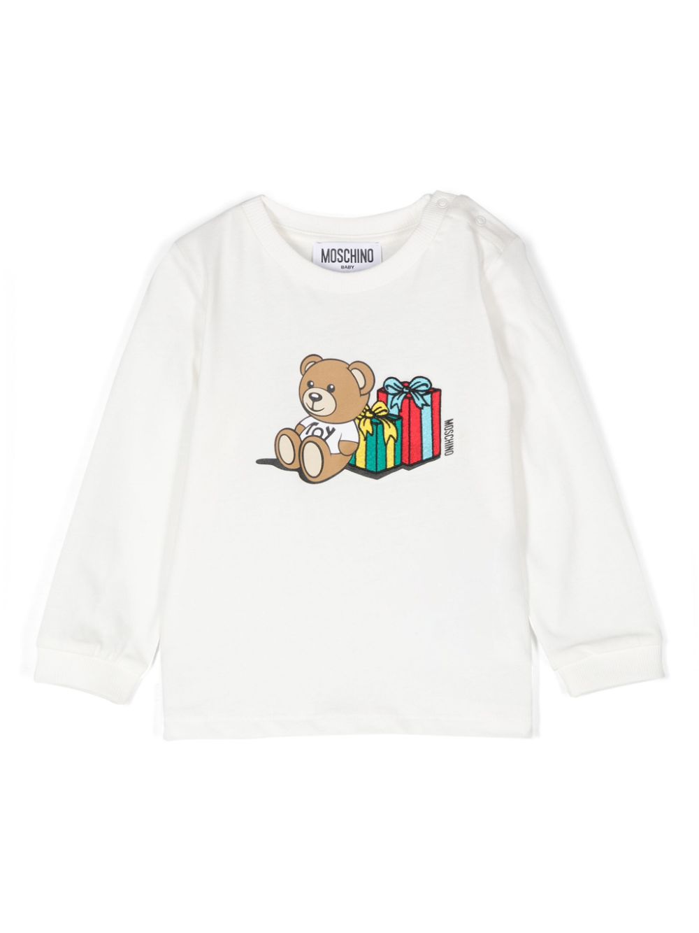 Teddy Bear-print T-shirt - White
