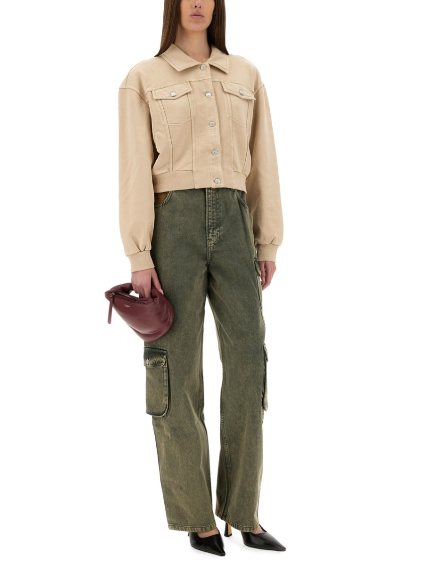 Moschino - "utility" jacket with chest pockets and collared neck