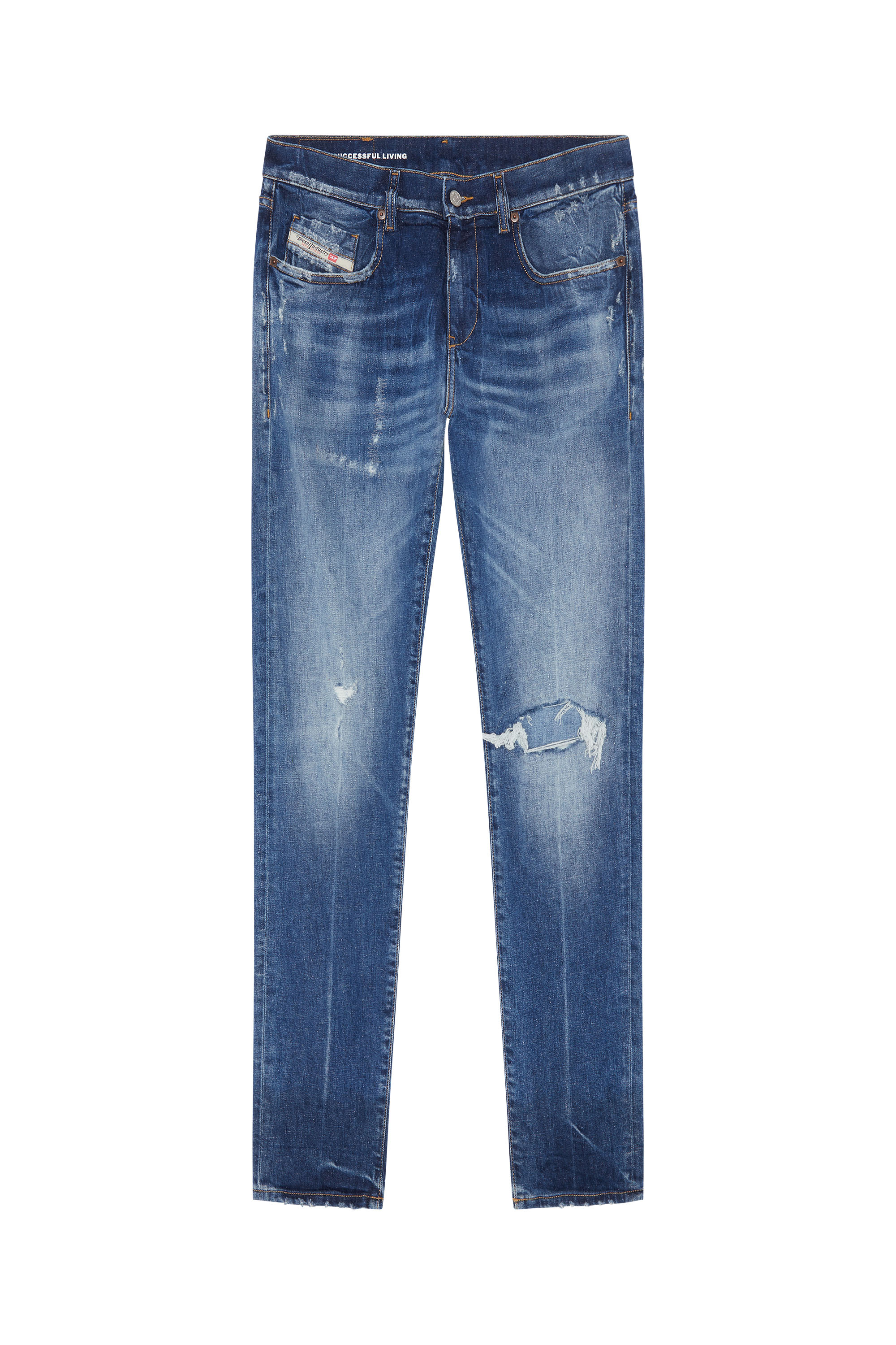 2019 D-Strukt straight-leg jeans - Blue