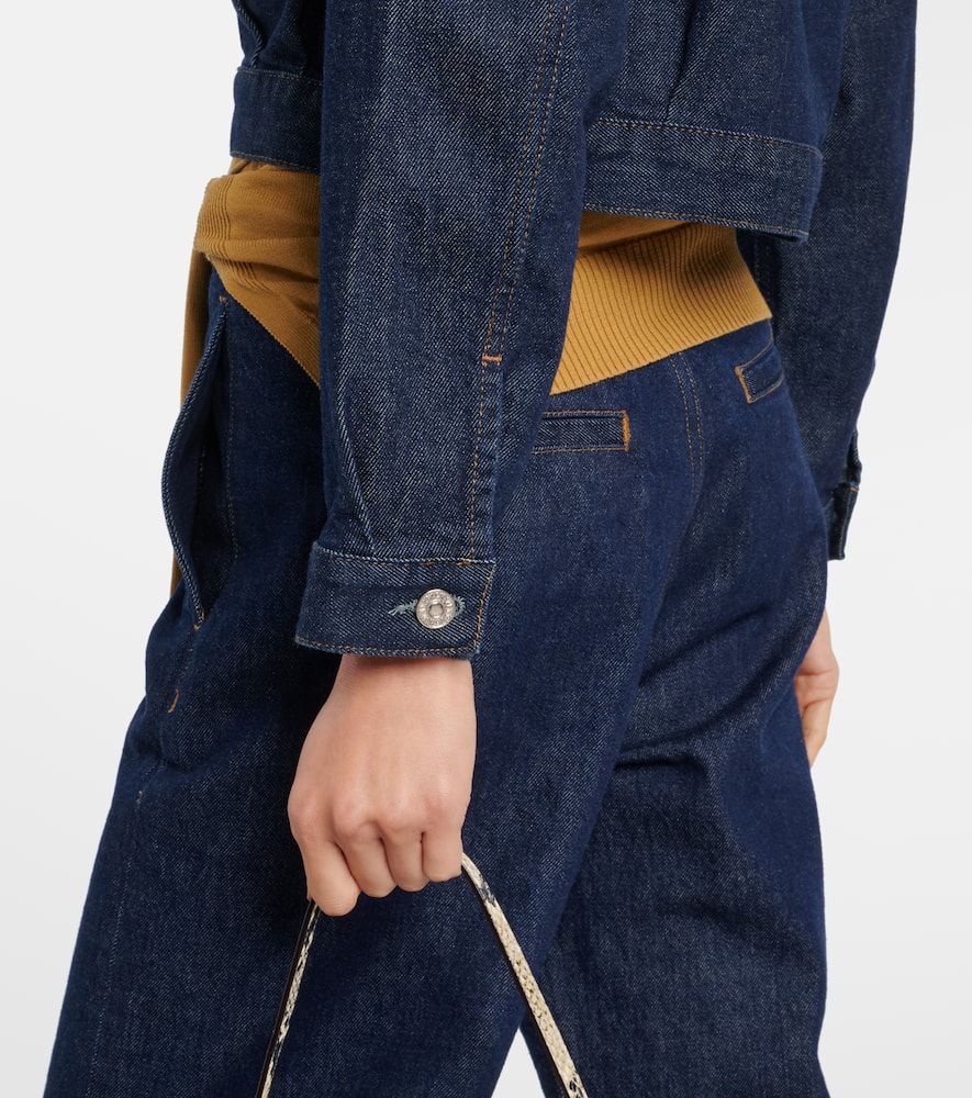 Alma cropped denim jacket