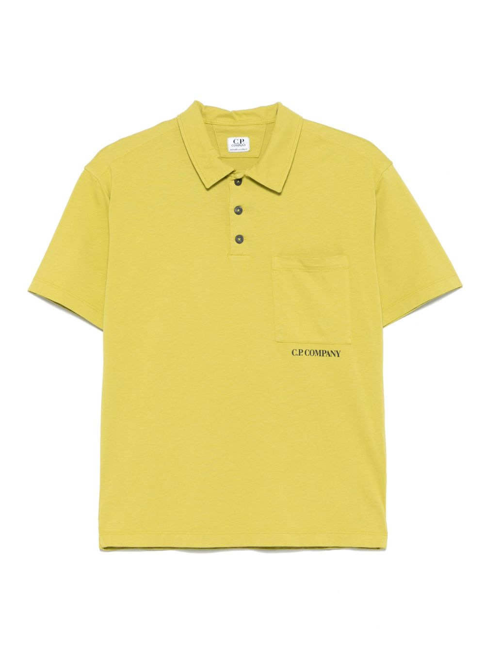 C.P. Company Kids logo-print polo shirt - Green