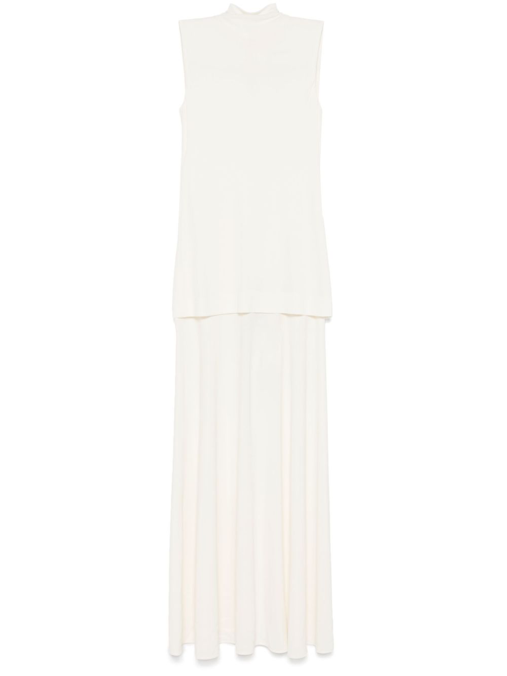 Crepe maxi dress - Neutrals