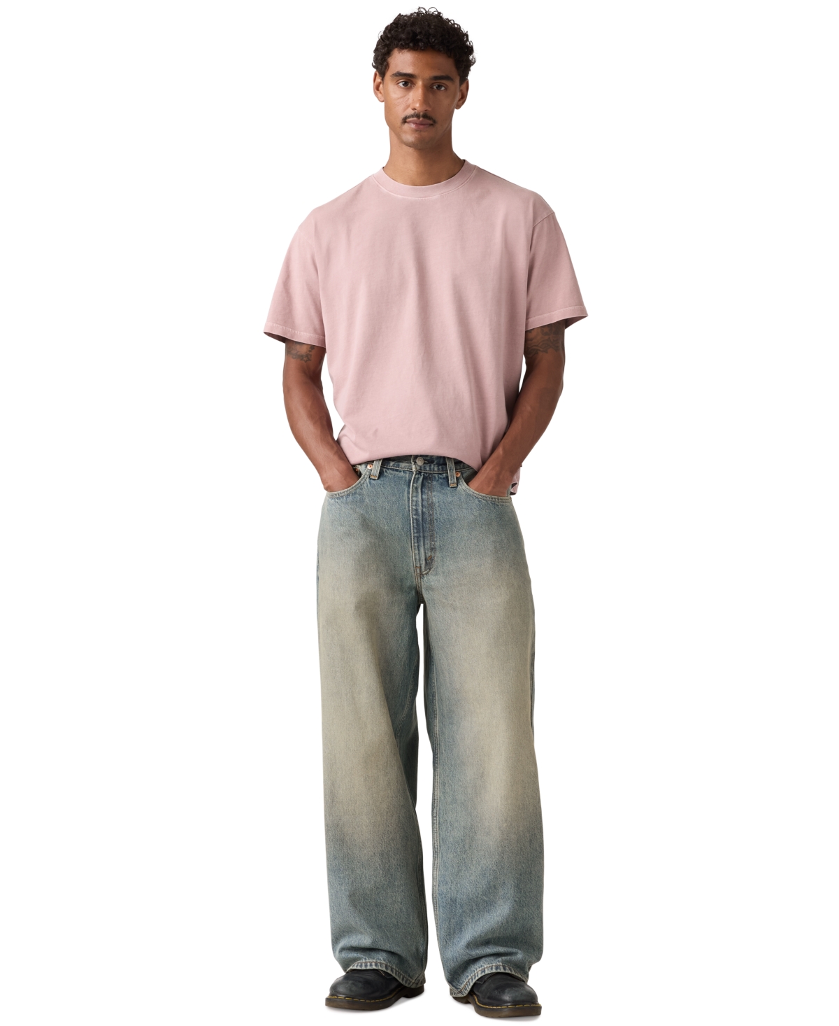 Men's Extra Baggy Jeans - Light rinse