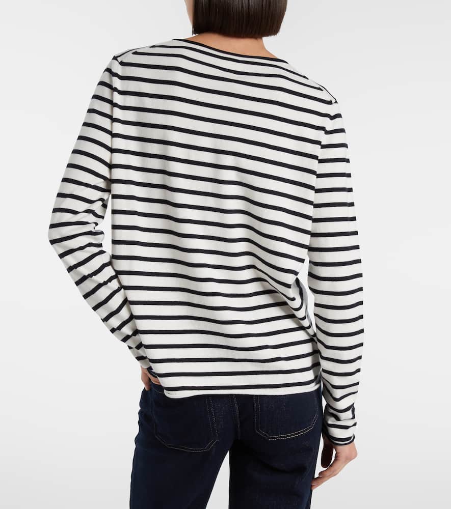 Cotton, silk, and cashmere sweater