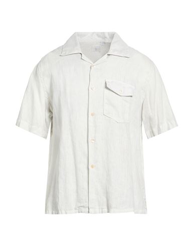 Platinum Man Shirt Light grey Size L Linen