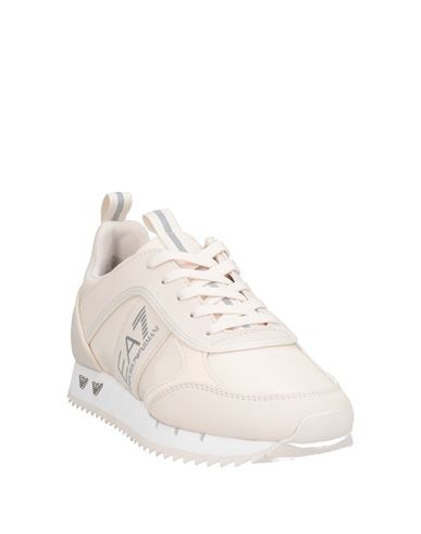 Ea7 Man Sneakers Beige Size 4.5 Polyamide, Polyester, Polyurethane coated, Thermoplastic polyurethane