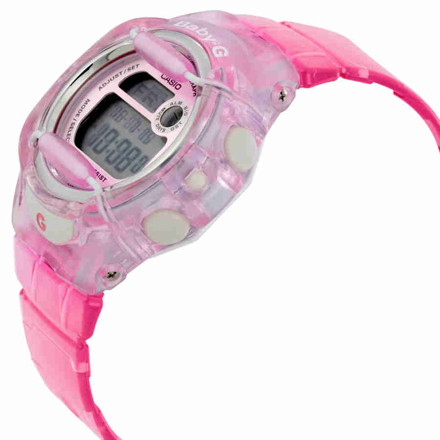 Baby G Pink Resin Digital Ladies Watch BG169R