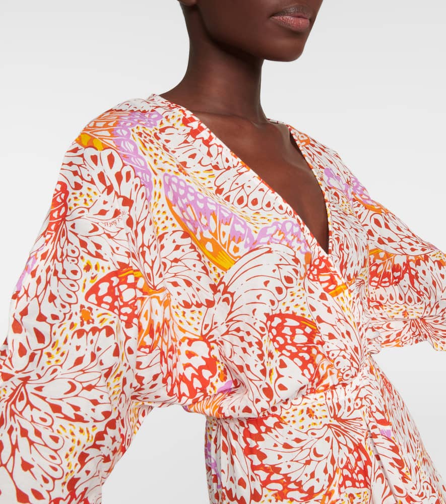 Ilona printed maxi dress